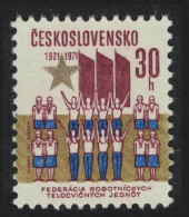 Czechoslovakia 50th Anniversary Of Proletarian Physical Federation 1971 MNH SG#1975 - Nuevos