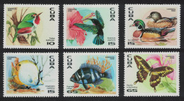 Caribic Birds Fish Butterfly 6v 1996 MNH SG#4079-4084 - Unused Stamps