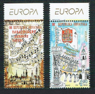 Croatia Europa National Festivals 2v Top Margins 1998 MNH SG#531-532 - Kroatien