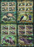 Cook Is. WWF Land Birds 4 Sheetlets Of 4v 2005 MNH SG#MS1474 MI#1540-1543 Sc#1270-1273 - Cook