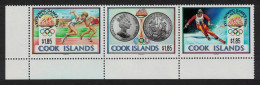 Cook Is. Olympic Games Barcelona And Albertville Corner Strip Of 3 1990 MNH SG#1242-1244 Sc#1039 - Cookeilanden