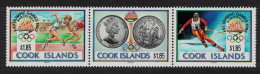 Cook Is. Olympic Games Barcelona And Albertville Strip Of 3 1990 MNH SG#1242-1244 Sc#1039 - Cookeilanden