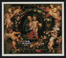 Cook Is. Paintings By Rubens Christmas MS T2 1986 MNH SG#MS1084 - Cookeilanden