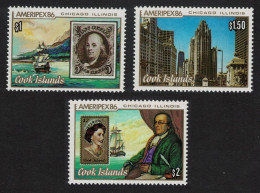 Cook Is. Ameripex '86 International Exhibition Chicago 1986 MNH SG#1069-1071 - Cookeilanden