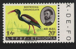 Ethiopia Wattled Ibis Bird 20c 1967 MNH SG#675 MI#566 - Etiopía