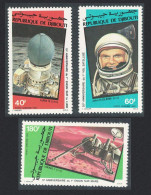 Djibouti Space Anniversaries 3v 1982 MNH SG#839-841 - Djibouti (1977-...)