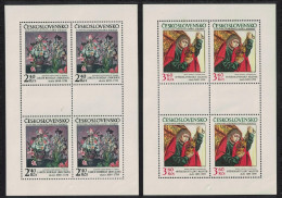 Czechoslovakia Slovak National Gallery Bratislava 2 Sheetlets 1978 MNH SG#2437+2439 - Nuevos