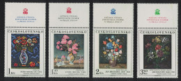 Czechoslovakia Art Paintings 11th Series 4v Labels 1976 MNH SG#2313-2316 MI#2351-2354 - Nuevos