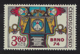 Czechoslovakia 'BRNO 74' National Stamp Exhibition 1974 MNH SG#2146 - Unused Stamps