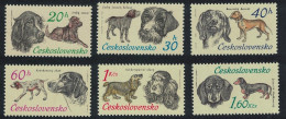 Czechoslovakia Hunting Dogs 6v 1973 MNH SG#2116-2121 - Unused Stamps