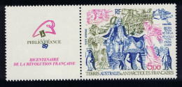 FSAT TAAF French Revolution With Label 1989 MNH SG#256 MI#256 - Ongebruikt