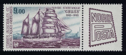 FSAT TAAF Nordposta Stamp Exhibition With Label 1984 MNH SG#195 MI#195 - Ongebruikt