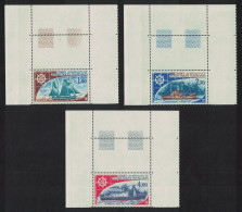 FSAT TAAF Ships 3v Top Corners 1976 MNH SG#104-106 MI#98-100 - Neufs