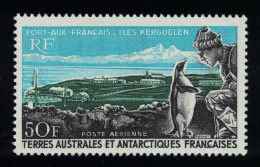 FSAT TAAF Birds Port-aux-Francais And Penguins 1968 MNH SG#46 MI#40 Sc#C14 - Nuevos