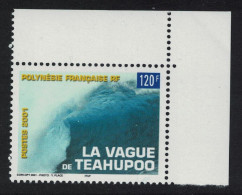 Fr. Polynesia Surfing The Heaviest Wave In The World Teahupoo Corner 2001 MNH SG#907 - Neufs