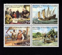 209420480  1992 SCOTT 2623A (XX) POSTFRIS MINT NEVER HINGED - VOYAGES OF COLUMBUS - SHIPS - 2620 FIRST OF BLOCK - Neufs