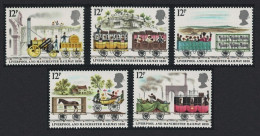 Great Britain Trains Liverpool And Manchester Railway 5v 1980 MNH SG#1113-1117 - Ungebraucht