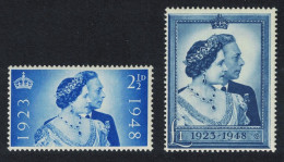 Great Britain Royal Silver Wedding 2v 1948 MNH SG#493-494 - Unused Stamps