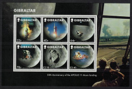 Gibraltar First Manned Moon Landing MS FV£7.62 2019 MNH SG#MS1868 - Gibraltar