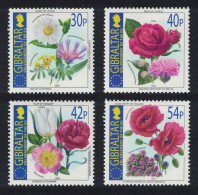 Gibraltar Flowers Enlargement Of The European Union 4v 2003 MNH SG#1062-1065 - Gibraltar