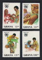 Ghana UNICEF Global Immunization Campaign 4v 1988 MNH SG#1234-1237 - Ghana (1957-...)