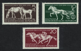 GDR Horse Show 'Grand Prix Of The DDR' 3v 1958 MNH SG#E379-E381 - Nuevos