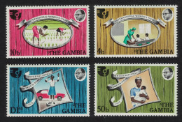 Gambia International Women's Year 4v 1975 MNH SG#342-345 - Gambia (1965-...)