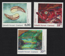 Greenland Greenlandic Artists 3rd Series 3v 2009 MNH SG#578-580 - Ongebruikt