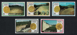 Greece Olympic Games Moscow 5v 1980 MNH SG#1524-1528 MI#1421-1425 - Ongebruikt