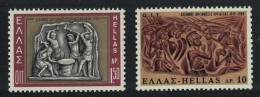 Greece 50th Anniversary Of ILO 2v 1969 MNH SG#1099-1100 MI#997-998 Sc#940-941 - Neufs