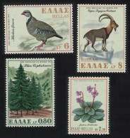 Greece Rock Partridge Birds Trees Flowers Animals 4v 1970 MNH SG#1151-1154 MI#1049-1052 - Nuovi