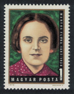 Hungary 75th Birth Anniversary Of Flora Martos Patriot 1972 MNH SG#2730 - Neufs