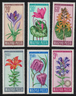 Hungary Flower Protection 6v 1966 MNH SG#2167-2172 MI#2212A-2217A - Unused Stamps