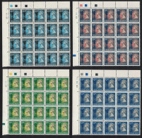 Hong Kong Definitives Machin 2nd Issue 4 Values Blocks Of 20 1993 SG#702b - 713a MI#701 Ix - 704 Ix - Ongebruikt