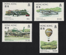 Hong Kong Boeing Hot Air Balloon Aviation 4v 1984 MNH SG#450-453 - Unused Stamps