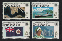 Hong Kong Ship Flag Queen Commonwealth Day 4v 1983 MNH SG#438-441 - Nuevos