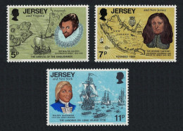 Jersey American Independence 3v 1976 MNH SG#160-162 - Jersey