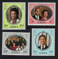 Jersey Royal Silver Wedding 4v 1972 MNH SG#81-84 - Jersey