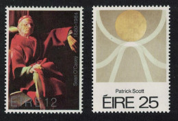 Ireland Playwright Painter Commemorations 2v 1980 MNH SG#469-470 - Neufs