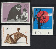 Ireland Sculpture Windmill Anniversaries And Events 3v 1979 MNH SG#450-452 - Neufs