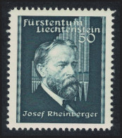 Liechtenstein Rheinberger Composer Greenish 1939 MNH SG#175 MI#172 Sc#153 - Unused Stamps