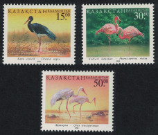 Kazakhstan Stork Flamingo Crane Birds 3v 1998 MNH SG#231-233 - Kazakhstan