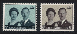 Luxembourg Accession Of Grand Duke Jean 2v 1964 MNH SG#748-749 MI#701-702 - Neufs