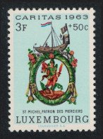 Luxembourg St Michel Patron Saint Of Haberdashers 1964 MNH SG#737 MI#687 - Neufs