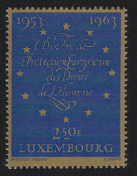 Luxembourg European Human Rights Convention 1963 MNH SG#729 - Neufs