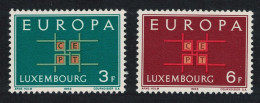 Luxembourg Europa 2v 1963 MNH SG#730-731 - Nuevos