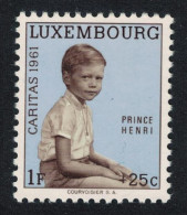 Luxembourg Prince Henri 'CARITAS' 30c 1961 MNH SG#700 MI#650 - Nuevos