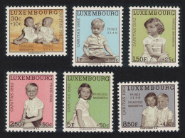 Luxembourg Prince Jean And Princess Margaretha 6v 1962 MNH SG#710-715 MI#660-665 - Neufs