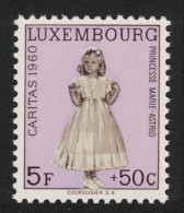 Luxembourg Princess Marie-Astrid 5f 1960 MNH SG#689 MI#635 - Unused Stamps