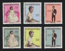 Luxembourg Prince Henri 'CARITAS' 6v 1961 MNH SG#699-704 MI#649-654 - Unused Stamps